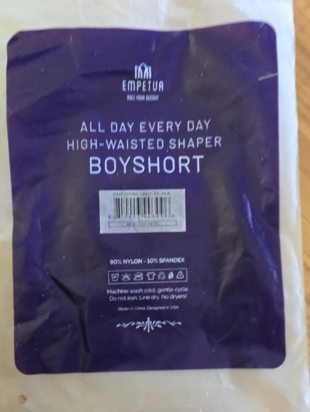 Shapermint High-Waist Black Shapewear  BOYSHORT XL NWT